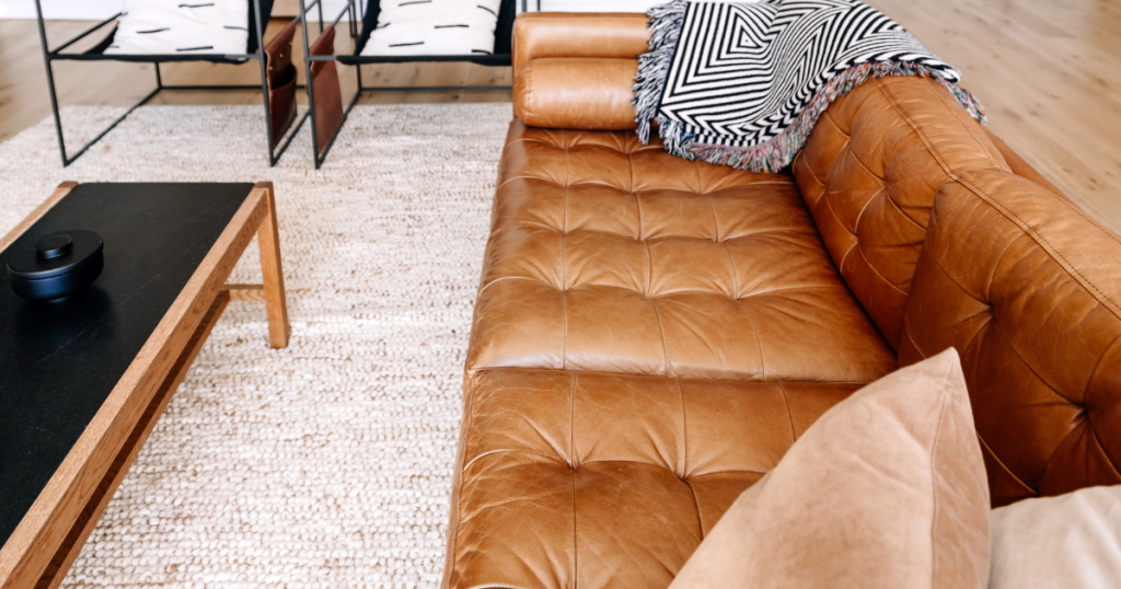 A Tan Haven Loft Leather Sofa